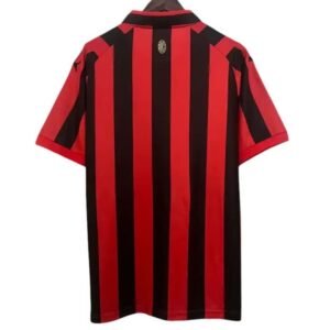 Maillot Rétro AC Milan 125 Ans Rouge Noir – Image 2