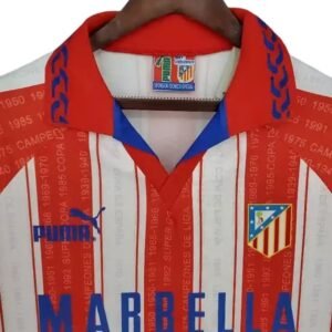 Maillot Rétro Atletico Madrid Domicile 1995/1996 – Image 4