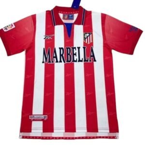 Maillot Rétro Atletico Madrid Domicile 1998/1999