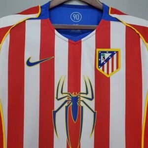 Maillot Rétro Atletico Madrid Domicile 2004/2005 – Image 3