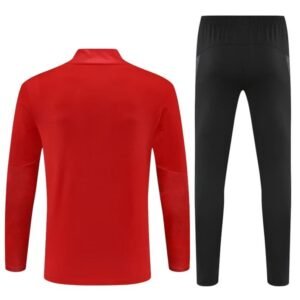 Survêtement AC Milan 2025/26 Rouge Noir (Training top+Pantalon) – Image 3