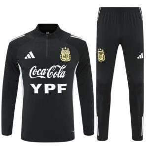 Survêtement Argentine 2025/26 Noir Blanc (Training top+Pantalon) – Image 2