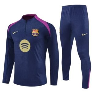 Survêtement Barcelone 2025/26 Bleu Violet (Training top+Pantalon)