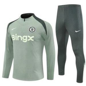 Survêtement Chelsea 2025/2026 Vert (Training top+Pantalon)