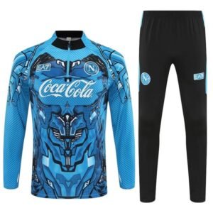 Survêtement Napoli 2025/26 Bleu Noir (Training top+Pantalon) – Image 2