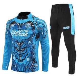Survêtement Napoli 2025/26 Bleu Noir (Training top+Pantalon)