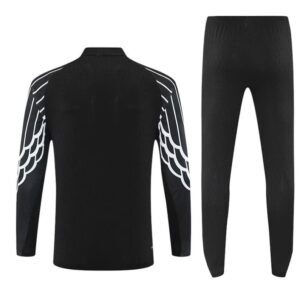 Survêtement PSG 2025/26 Noir Blanc (Training top+Pantalon) – Image 3