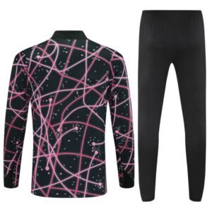 Survêtement PSG 2025/26 Rose Noir (Training top+Pantalon) – Image 3