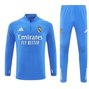 Survêtement Real Madrid 2025/2026 Bleu (Training top+Pantalon) – Image 2
