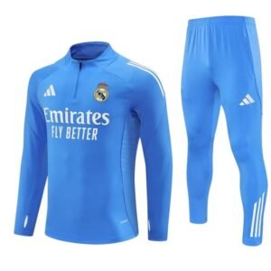 Survêtement Real Madrid 2025/2026 Bleu (Training top+Pantalon)