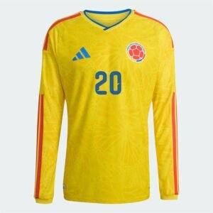 Maillot Colombie Domicile Quintero Manches Longues 2026/2027 – Image 2