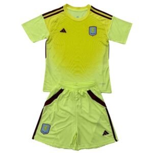 Maillot Aston Villa Gardien Enfant Jaune 2025/2026 – Image 2