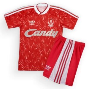 Maillot Rétro Liverpool Domicile Enfant 1989/1990