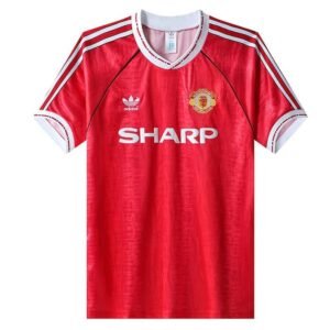 Maillot Rétro Manchester United Domicile 1990/1991