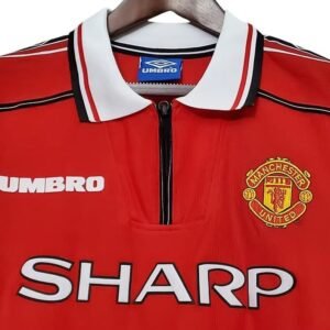 Maillot Rétro Manchester United Domicile 1998/1999 – Image 3