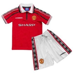 Maillot Rétro Manchester United Domicile Enfant 1998/1999
