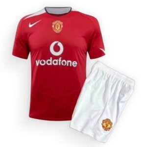 Maillot Rétro Manchester United Domicile Enfant 2004/2005