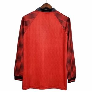 Maillot Rétro Manchester United Domicile Manches Longues 1996/1997 – Image 2