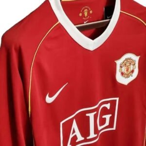Maillot Rétro Manchester United Domicile Manches Longues 2006/2007 – Image 3