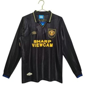 Maillot Rétro Manchester United Extérieur Manches Longues 1993/1994