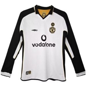 Maillot Rétro Manchester United Extérieur Manches Longues 2001/2002
