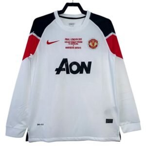 Maillot Rétro Manchester United Extérieur Manches Longues 2010/2011
