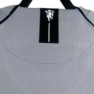 Maillot Rétro Manchester United Gardien 2007/2008 Gris – Image 4