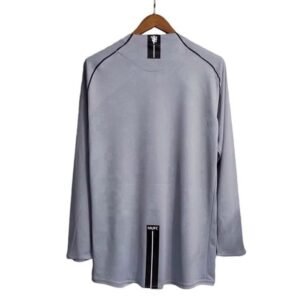 Maillot Rétro Manchester United Gardien Manches Longues 2007/2008 Gris – Image 2