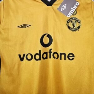 Maillot Rétro Manchester United Third Manches Longues 2001/2002 – Image 2