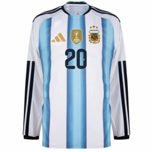 Maillot Argentine Mac Allister Domicile Manches Longues 2026/2027 – Image 2
