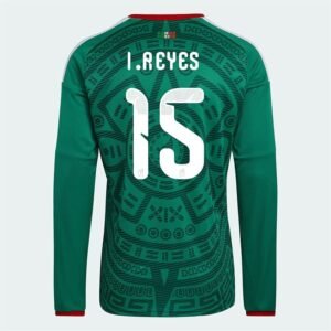 Maillot Mexique I.Reyes Domicile Manches Longues 2026/2027