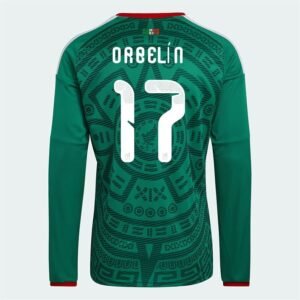 Maillot Mexique Orbelin Domicile Manches Longues 2026/2027