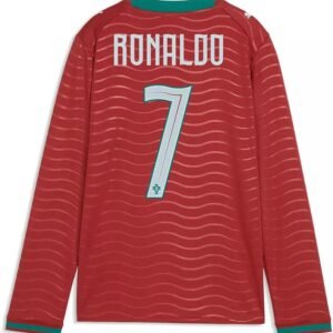 Maillot Portugal Ronaldo Domicile Manches Longues 2026/2027 – Image 3
