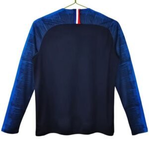 Maillot Rétro France Domicile Manches Longues 2018 – Image 2