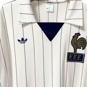 Maillot Rétro France Extérieur Manches Longues 1980 – Image 3