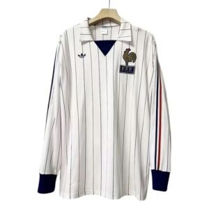 Maillot Rétro France Extérieur Manches Longues 1980