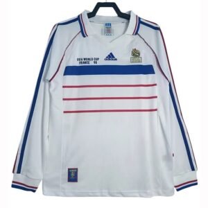 Maillot Rétro France Extérieur Manches Longues 1998