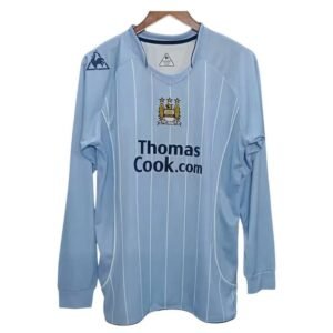 Maillot Rétro Manchester City Domicile Manches Longues 2007/2008