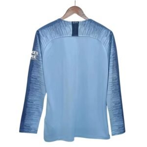 Maillot Rétro Manchester City Domicile Manches Longues 2018/2019 – Image 2