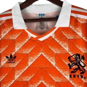 Maillot Rétro Pays-Bas Domicile Manches Longues 1988 – Image 3