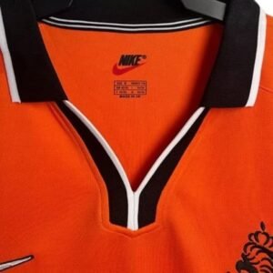 Maillot Rétro Pays-Bas Domicile Manches Longues 1998 – Image 3