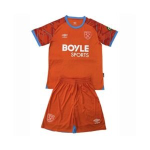 Maillot West Ham United Hermansen Gardien Enfant Orange 2025/2026 – Image 2