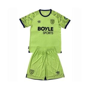 Maillot West Ham United Hermansen Gardien Enfant Vert 2025/2026 – Image 2