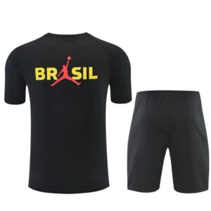 Ensemble Maillot Training Bresil 2026/2027 Noir – Image 2