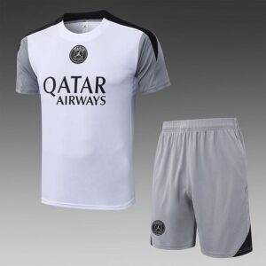 Ensemble Maillot Training PSG 2026/2027 Blanc Gris