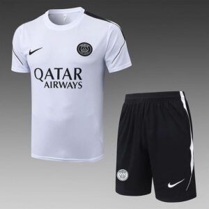 Ensemble Maillot Training PSG 2026/2027 Blanc Noir