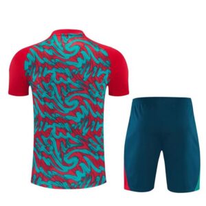 Ensemble Maillot Training Portugal 2026 Rouge Vert Bleu – Image 2