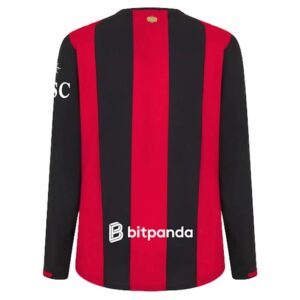 Maillot AC Milan Domicile Manches Longues 2026/2027 – Image 3