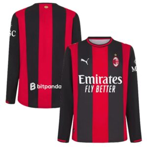 Maillot AC Milan Domicile Manches Longues 2026/2027 – Image 1