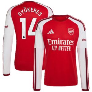 Maillot Arsenal Gyökeres Domicile Manches Longues 2026/2027 – Image 1